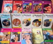 HARLEQUIN, ROMANSE, ZESTAW 16 SZTUK, STAN DOBRY.