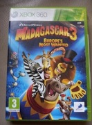 Gra Madagascar 3 Europes Most Wanted na konsolę xbox 360 kinect 