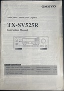 Onkyo TX-SV525R oryginalna instrukcja 