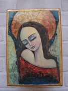 Obrazek na płótnie - "Anioł Cierpliwości" 