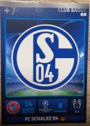 PANINI CHAMPIONS LEAGUE 2014/15 KARTA LOGO SCHALKE