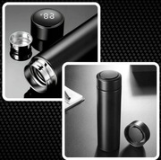 KUBEK TERMICZNY TERMOS NA KAWĘ HERBATĘ DO SAMOCHODU Z WYŚWIETLACZEM 500 ML