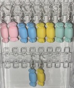 Kolczyki cukierek cukierki różne kolory handmade prezent 