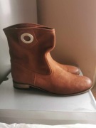 Zapato Botki wsuwane niskie-skóra naturalna r.42 polski producent