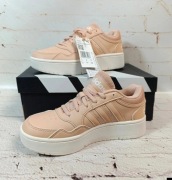 Adidas Hoops 3.0 Bold Sneakersy Damskie beżowe Różowe Syntetyczne
