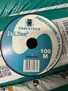 Kabel głośnikowy Cabletech 2x0,35mm 