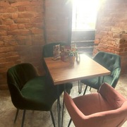 Zestaw stolik i 4 fotele/ krzesła