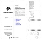 JCB Dieselmax T2 T3 4Cyl Service Manual Instrukcja serwisowa 9806/7050