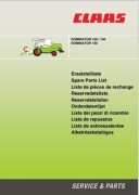 Katalog części kombajn claas Dominator 130, 140, 150 