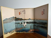 Ręcznie malowany na jedwabiu parawan/ekran Chiński do ekspozycji 