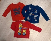 Koszulki bluzki z długim rękawem rozmiar 110 Reserved