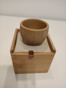 Oryginalna tradycyjna japońska czarka do herbaty z ceramiki Seto