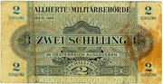AUSTRIA OKUPACJA 2 SZYLINGI 1944 - z obiegu
