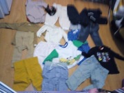 Duża paka ubrań dla noworodka 50 do 68 cm