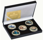 Kolekcjonerski zestaw numizmatów upamiętniający  atak na Pearl Harbour (1)