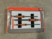 Zestaw kluczy T Bahco Enc 1/4 3/8 1/2 z obrotową rączką 1945W3