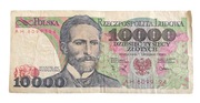 Polska 10000 złotych 1988 rok seria AH