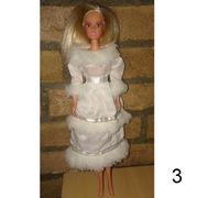 Pani Zima. Sukienki, ubranka dla lalek barbie.