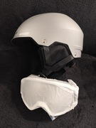 Kask narciarski Findway + gogle narciarskie r.M 52-58 cm SZARY