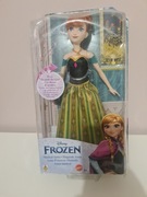 Disney Frozen Kraina Lodu Śpiewająca Anna Lalka w kultowym stroju
