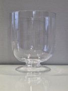 Duży wazon kielich szklany Wrześniak Glassworks 24 x 19,5 cm