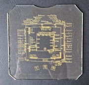 Skala szklana od starego radia Philips lata 30/40