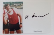Maciej ŁASICKI autograf brąz BARCELONA 1992