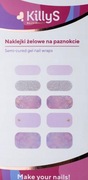 3x KILLYS Make Your Nails! Naklejki żelowe na paznokcie UV Brokat