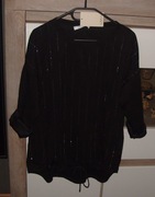 LIVES czarna bluza z cyrkoniami _masełko  r. L/XL NEW FASHION