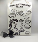 Dyplom z serii "Kultowe teksty Mam". Prezent na Dzień Matki. PERSONALIZACJA