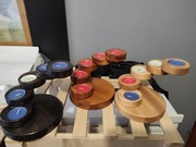 Świecznik z drzewa bukowego 3 kolory 