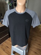 Lonsdale t-shirt męski L/XL czarny szary melanż 