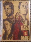 Plakat La casa de papel Dom z papieru A3 30x42 Idealny na Prezent