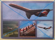 Niemcy-Samolot .Pocztówka z opisu. Ciekawa.1988 rok.