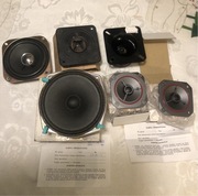 Zestaw różnych głośników vintage TONSIL- 6 szt
