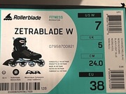 Rolki damskie Rollerblade Zetrablade W black/light blue