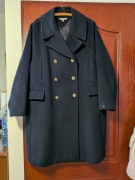 Płaszcz wełna kurtka Tommy Hilfiger klasyczny stylowa 52/54