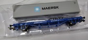 PIKO 97162 Wagon kontenerowy PKP Cargo, Maersk, skala H0 (1:87)