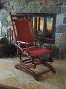 Fotel bujany. Retro.