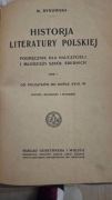 Historja Literatury Polskiej Tom 1 aut. M.Dynowska 