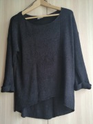 Cienki czarny sweterek H&M S