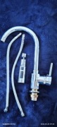 Bateria kuchenna obrotowa Sanitary Ware  wysoka chrom