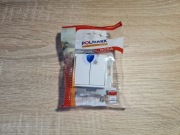 Włącznik podwójny świecznikowy Polmark ROSA biały