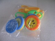 6 Sztuk Mini Latający Spodek UFO Katapulta Zabawka Na Przyjęcie Urodzinowe