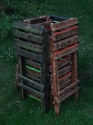 Meble ogrodowe drewniane komplet 