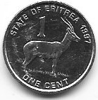 Erytrea 1 cent 1997