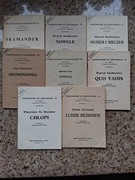 Przewodnik po lekturach x 8 (Prus, Sienkiewicz, Reymont, Żeromski i inne)