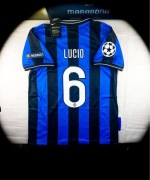 S) LUCIO 6 INTER 2010/11 FINAŁ LIGA MISTRZÓW Jersey Nowa Piłkarska Koszulka