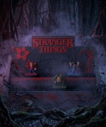 Stand "Upside Down Collector" na figurki McDonald's Stranger Things 