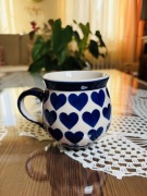 Kubek beczułka ceramika bolesławiecka